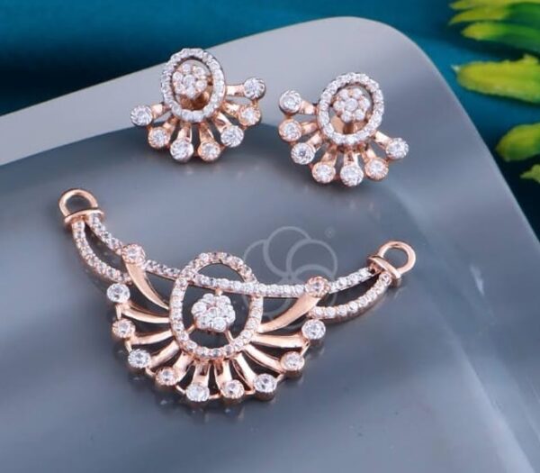 Glamour 18K Rose Gold Mangalsutra Set