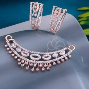 Everyday Wear 18K Rose Gold Mangalsutra Set