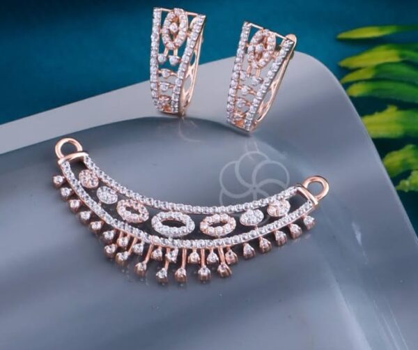 Everyday Wear 18K Rose Gold Mangalsutra Set