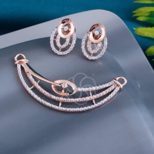 Eye-Catching 18K Rose Gold Plated Mangalsutra Set