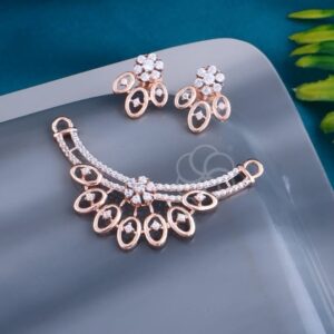 Everyday Wear 18K Rose Gold Mangalsutra Set