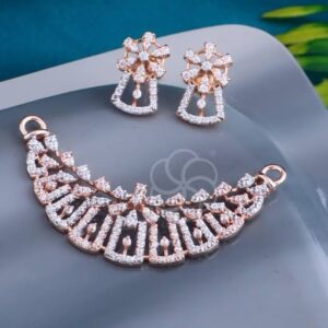 Minimalist 18K Rose Gold Mangalsutra Set