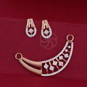 18K Rose Gold Mangalsutra Set
