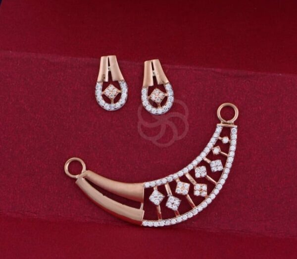18K Rose Gold Mangalsutra Set
