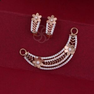 Dainty 18K Rose Gold Mangalsutra Set
