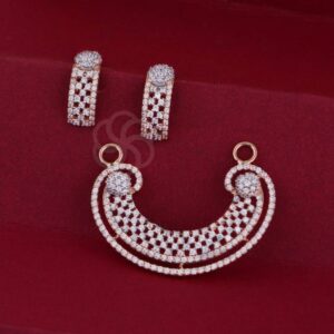 Bold & Beautiful – 18K Rose Gold Mangalsutra Set
