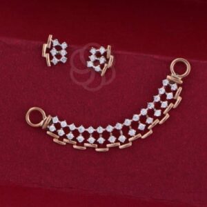 Classy & Light – 18K Rose Gold Mangalsutra Set