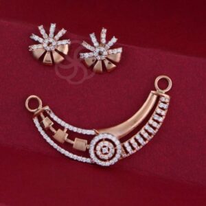 Authentic 18K Rose Gold Mangalsutra Set