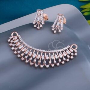 Graceful – Elegant 18K Rose Gold Mangalsutra Set