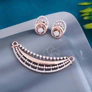 18K Rose Gold Mangalsutra Set