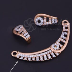 Beautiful 18K Rose Gold Mangalsutra & Earrings