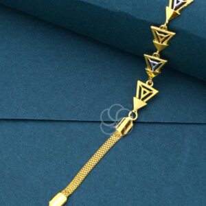 Minimalist 18K Rose Gold-Plated Chain Bracelet