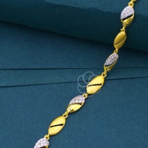 Luxury 18K Rose Gold Chain Bracelet for Women's