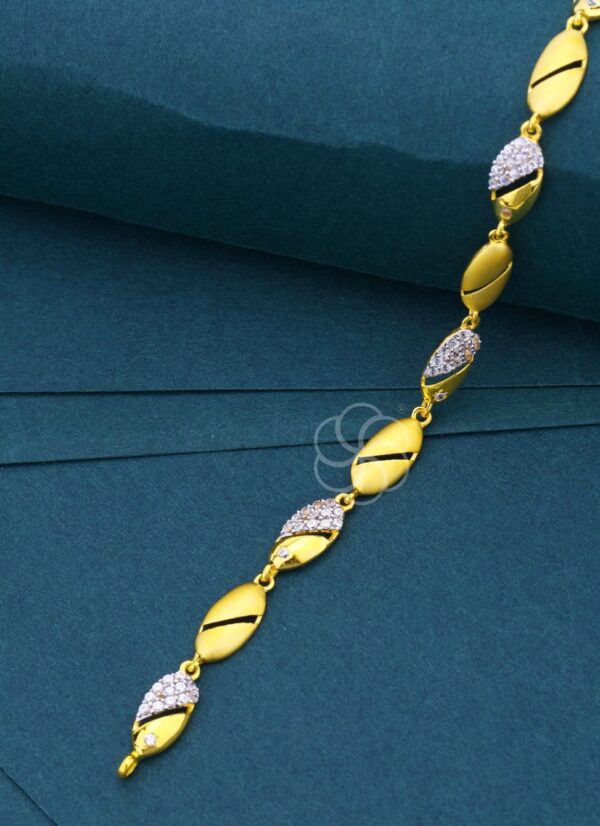 Luxury 18K Rose Gold Chain Bracelet for Women's
