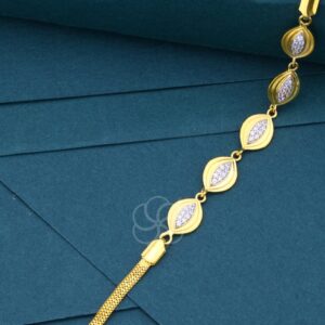 Trendy 18K Rose Gold Bracelet For Women's