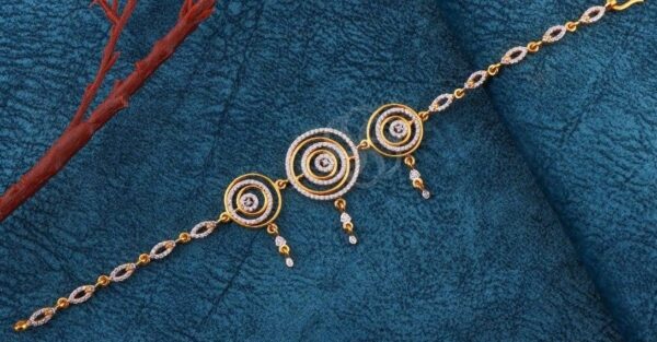 Modern Minimalist 18K Rose Gold Bracelet For Women's