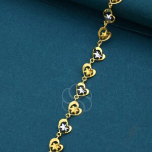 Trendy 18K Rose Gold Bracelet for Women's
