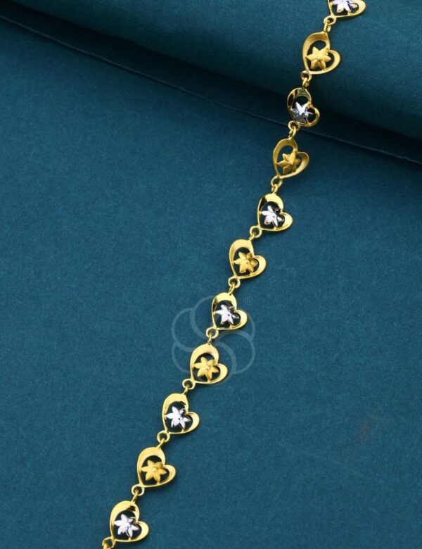 Trendy 18K Rose Gold Bracelet for Women's