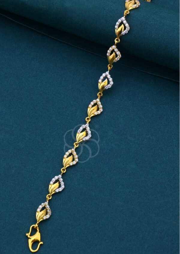 18K Rose Gold Bracelet with Smooth Finish