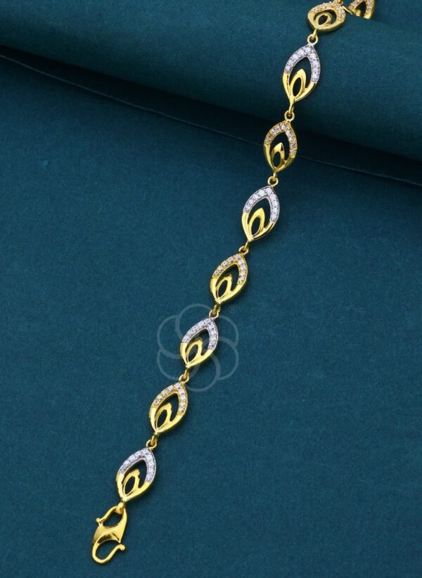 Luxurious 18K Rose Gold Bracelet for Women's