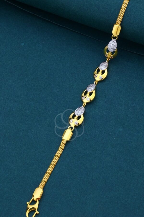 Adjustable 18K Rose Gold Bracelet for Women's