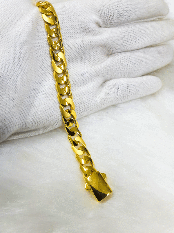 22K Hallmarked Gold Bracelet for Men's