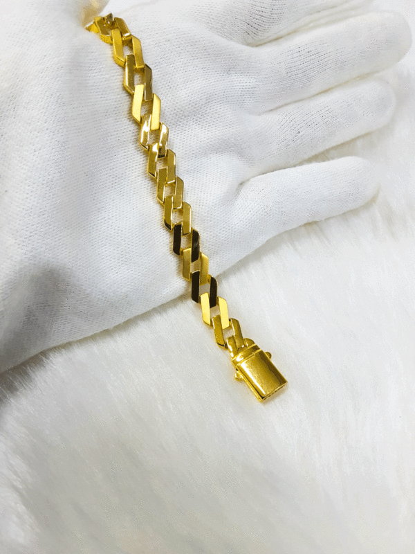 22K Hallmarked Gold Bracelet for Men's