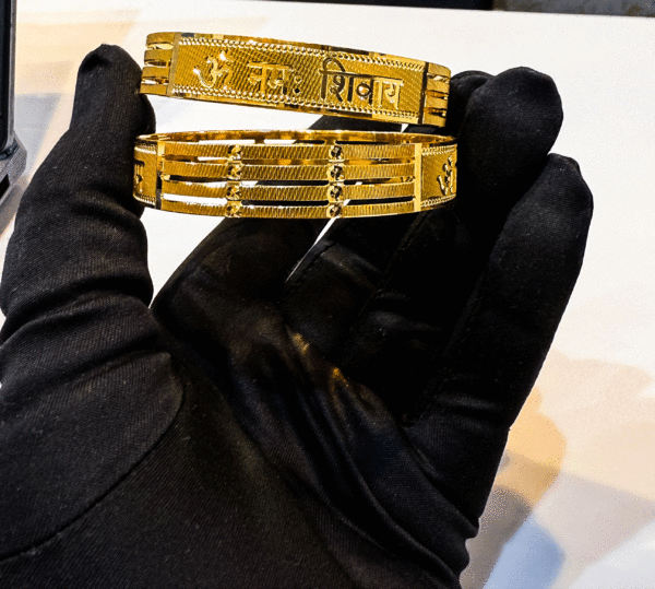 22K Pure Gold Traditional Bangles for Women's