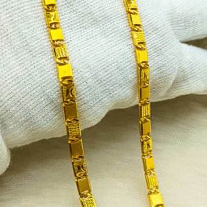 Elegant 22K Yellow Gold Chain for Men's