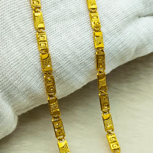 Handcrafted 22K Real Gold Chain for Men