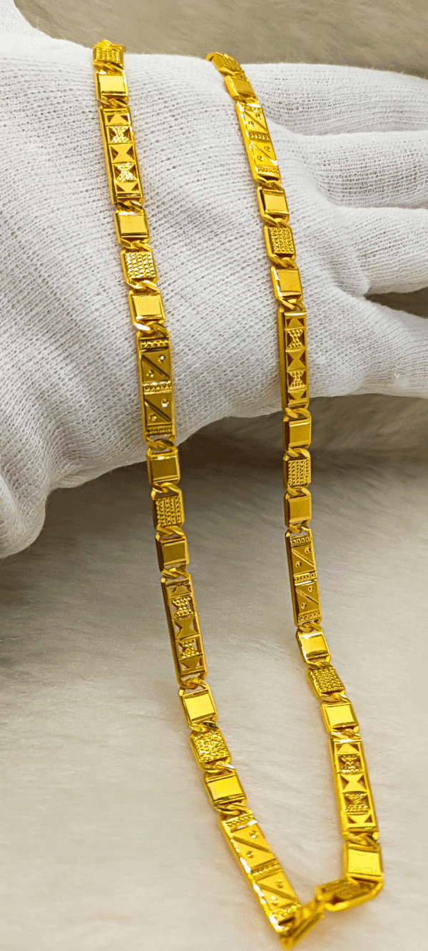 Men's 22K Pure Gold Designer Chain