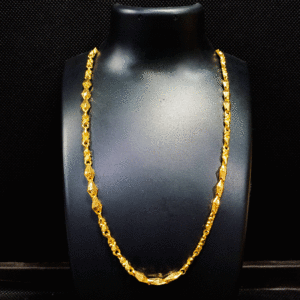 Sleek and Lightweight 22K Gold Chain for Men's