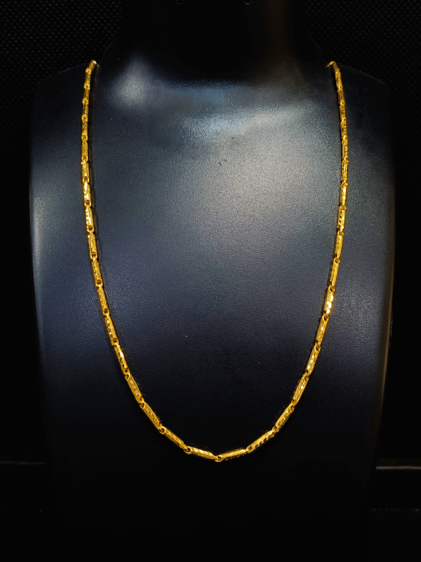 Stylish 22K Pure Gold Men's Chain