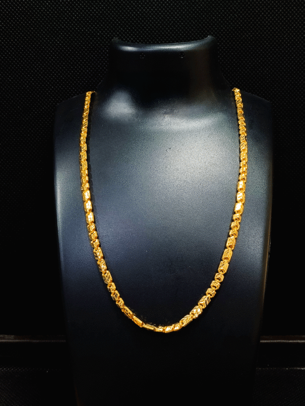 22K Yellow Gold Chain for Men