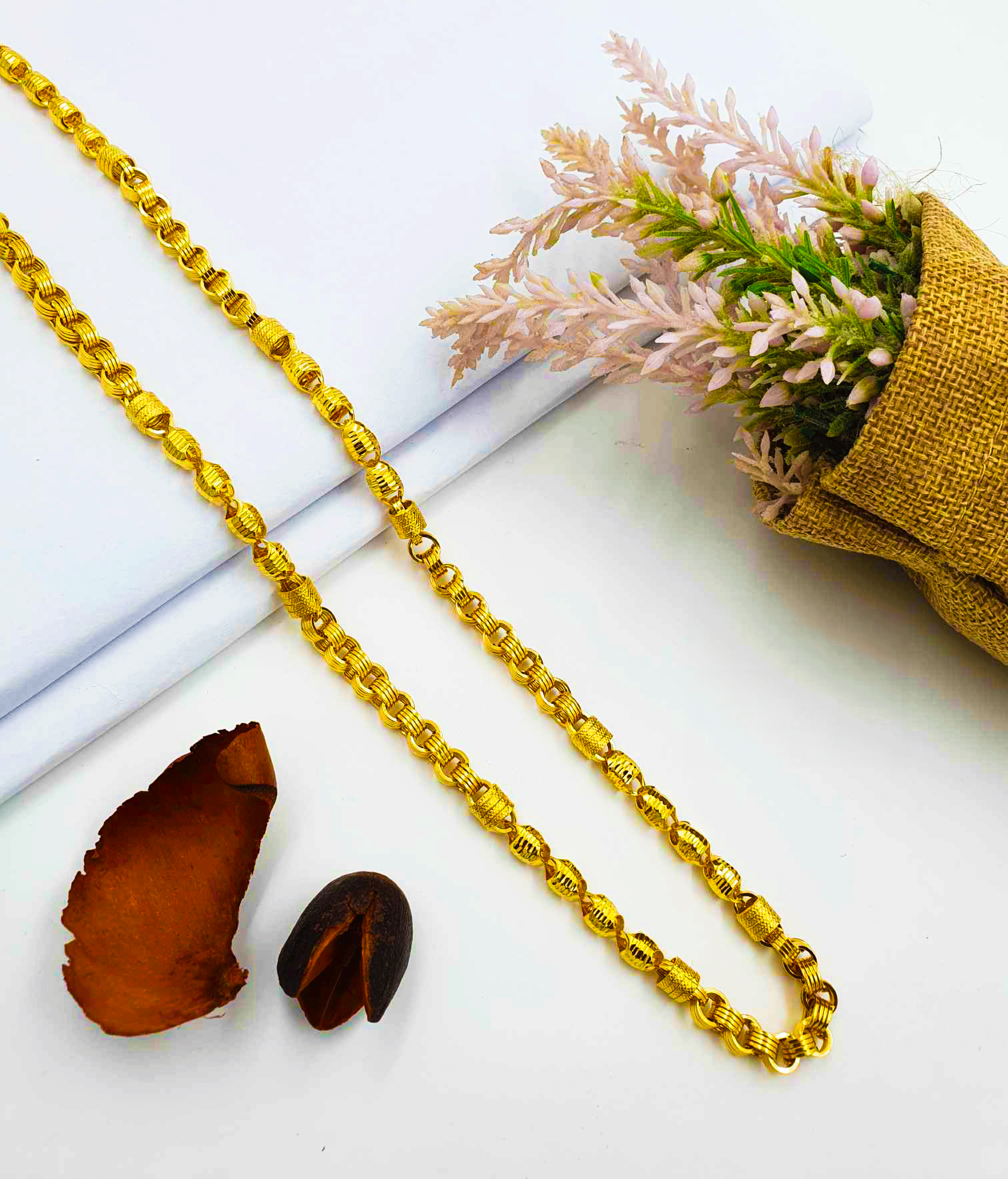 Tradition 22K Pure Gold Chain for Men's