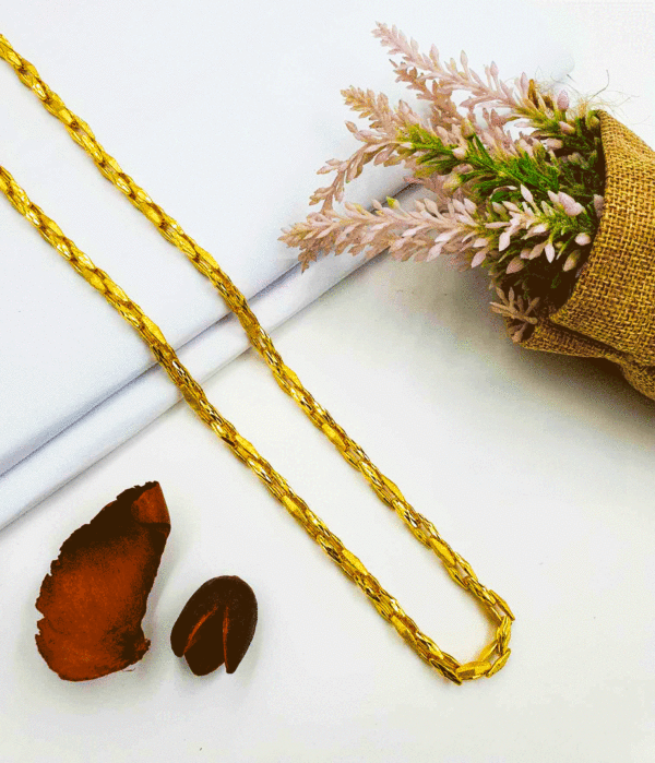 Pure Handmade 22K Pure Gold Chain for Men