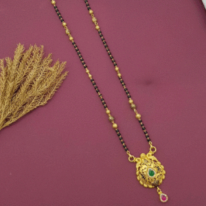 Minimalist 22K Pure Gold Mangalsutra For Women's