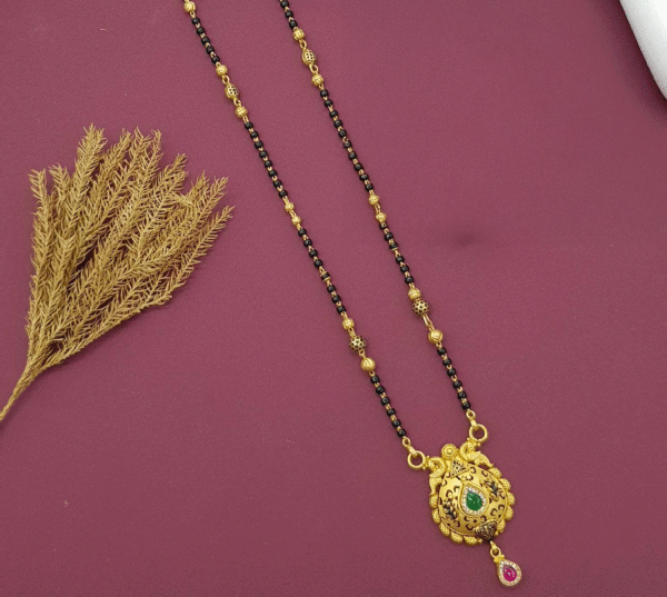 Minimalist 22K Pure Gold Mangalsutra For Women's