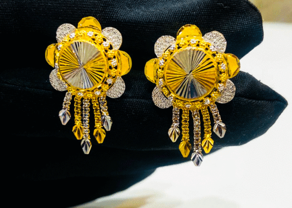 Pure 22K Gold Earrings for Women