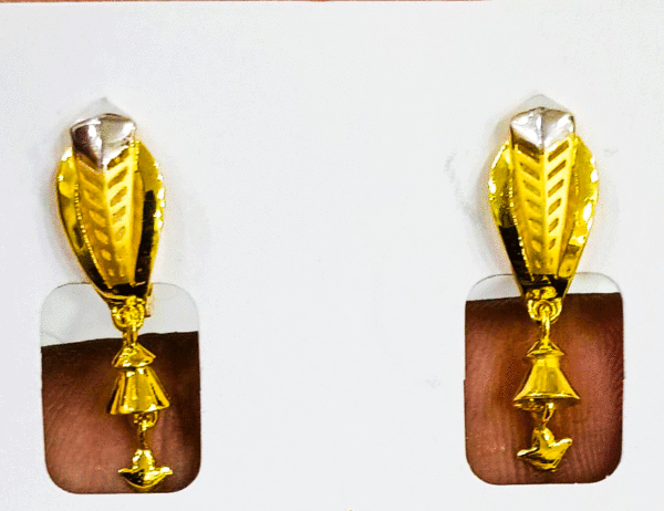Elegant 22K Gold Earrings for Women's