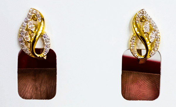 Perfect Design 22K Gold Earrings for Women's