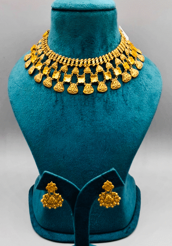 Handcrafted 22K Gold Bridal Necklace