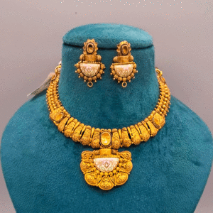 Classic 22K Yellow Gold Necklace for Women's