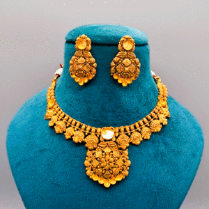 Designer 22K Gold Necklace for Women's