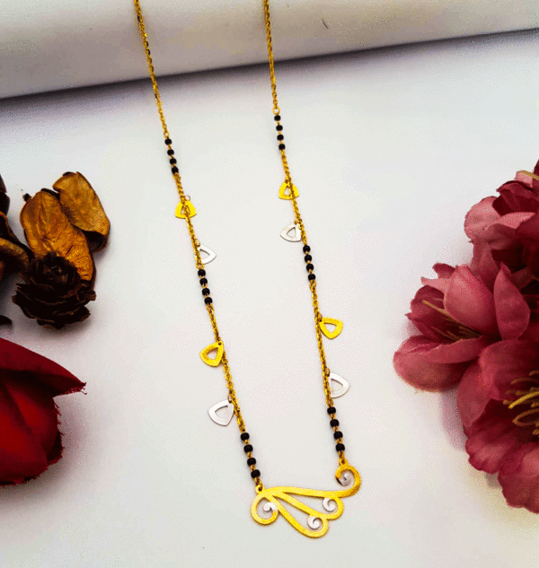 22K Pure Gold Traditional Mangalsutra Design for Women