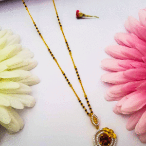 22K Pure Gold Traditional Mangalsutra Design