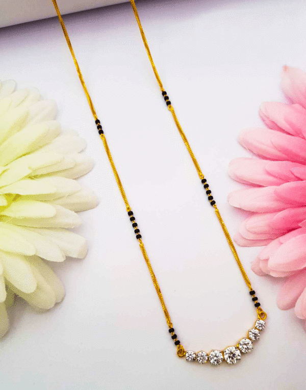 22K Pure Gold lightweight Mangalsutra For Women's