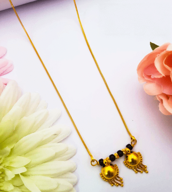 Long Chain 22K Gold Mangalsutra