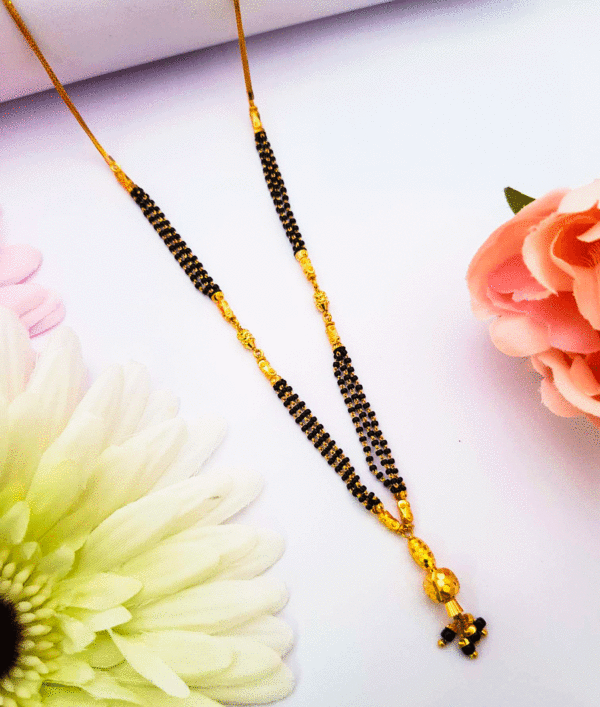 Antique Finish 22K Gold Mangalsutra