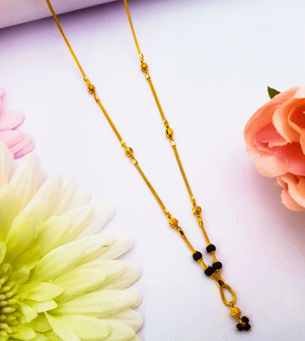 Pure 22K Yellow Gold Mangalsutra For Women's